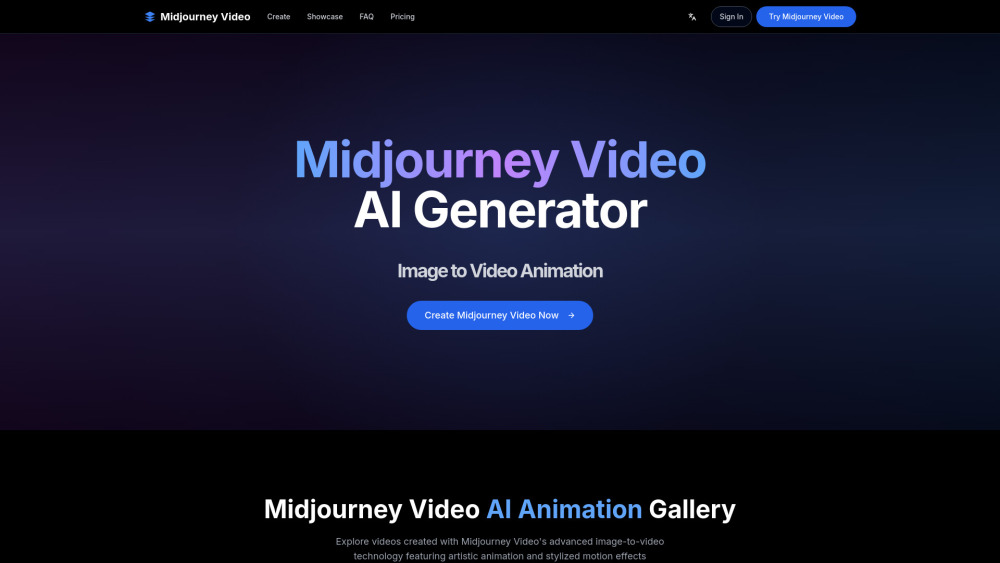 Midjourney Video: AI Video Generator for Artwork : One-Click Animation, Fast & Creator-Friendly