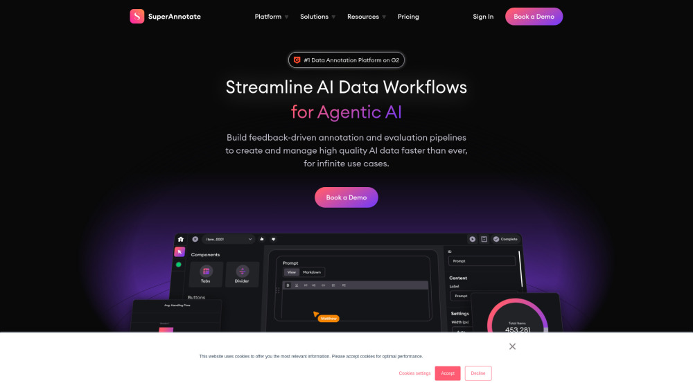 SuperAnnotate: AI Data Annotation & Model Evaluation Platform