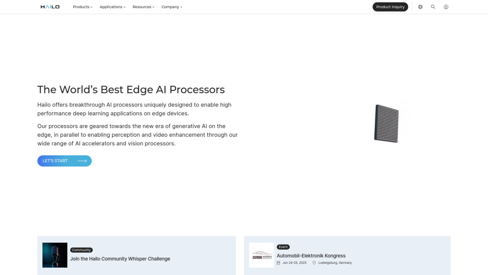 Hailo AI Processors : Powerful, Efficient, Real-Time Edge AI