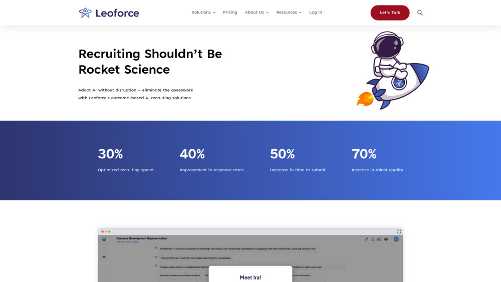 Leoforce: AI Recruiting Solutions for Optimal Talent Acquisition