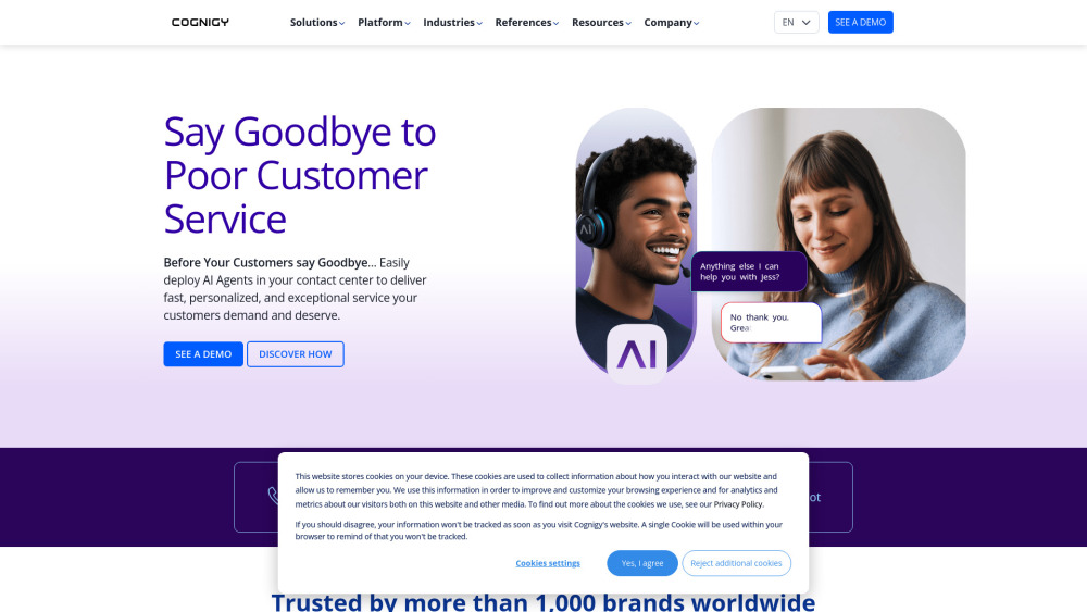 Cognigy: Enterprise AI Platform : Automation, Omnichannel, Insights