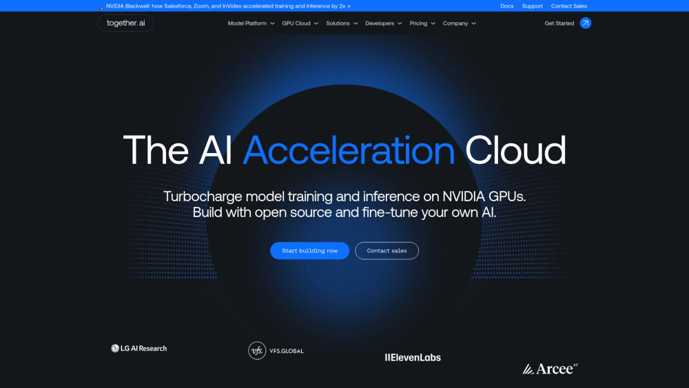 Together AI : Fast Inference, Fine-Tuning & Scalable Training