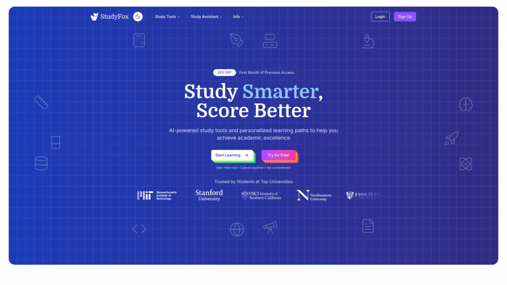 StudyFox : AI-Powered Learning, Smart Tools & Personalized Support StudyFox : AI-Powered Learning, Smart Tools & Personalized Support