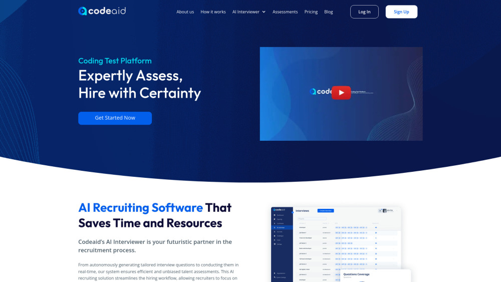 Codeaid: AI Recruiting Software That Saves Time and Resources Codeaid: AI Recruiting Software That Saves Time and Resources
