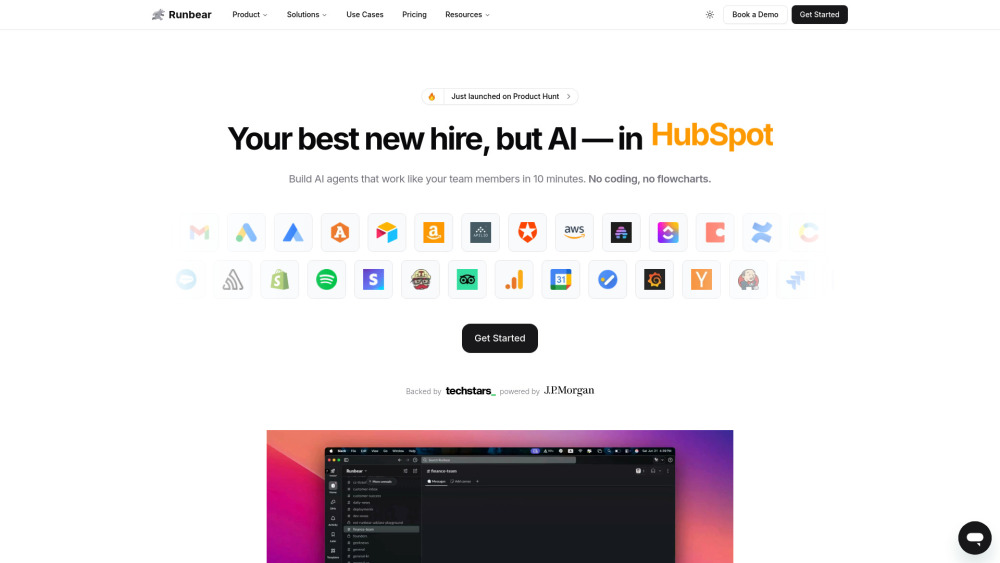 Runbear: DIY AI Agents for Slack, Teams & HubSpot—No Code
