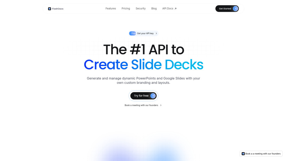 FlashDocs: API for Google Slides & PowerPoint Decks : Fast, Scalable, Seamless Automation