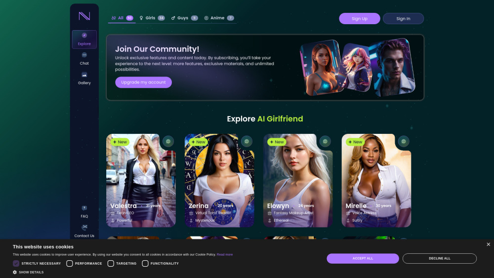 Infatuated AI: Chat, Video, Voice, Real-Time Image Gen
