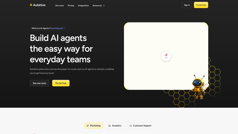 Autohive: AI Agent Platform — No-Code, Scalable & Lightning-Fast
