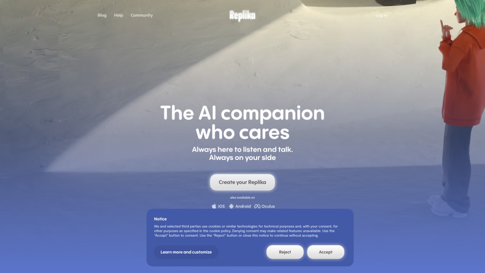 Replika: AI Companion for Emotional Support & Companionship