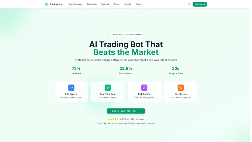 TradingLens: AI Bot, Stock Analysis, Smart Signals, Auto Strategies