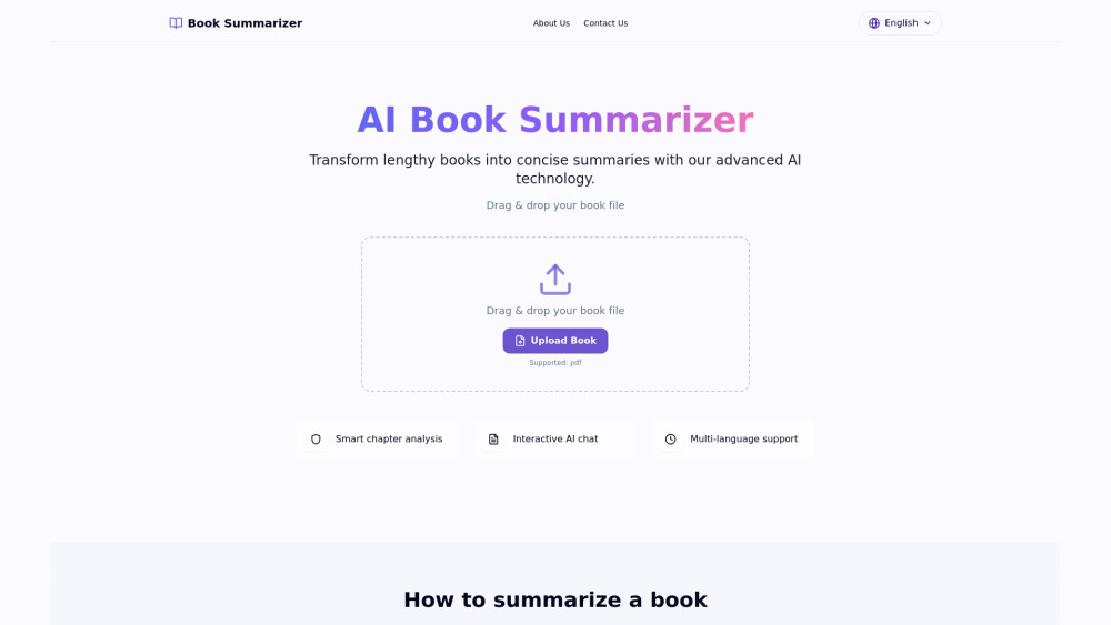 AI Book Summarizer: Fast Breakdown, Key Points, 80+ Languages