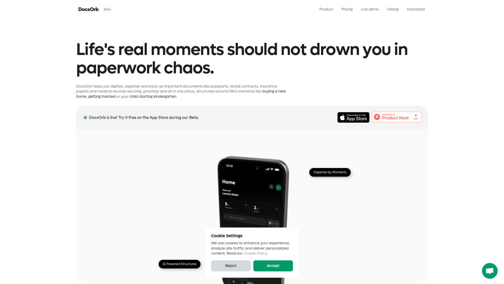DocsOrb : AI Document Management for Families, Students & Expats