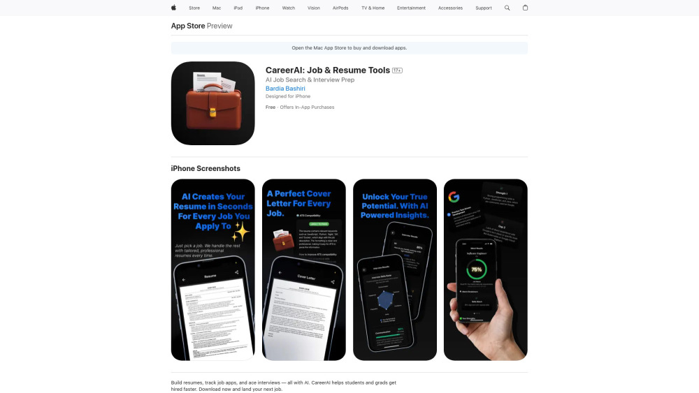 CareerAI: Resumes, Cover Letters, Interviews, Tracking