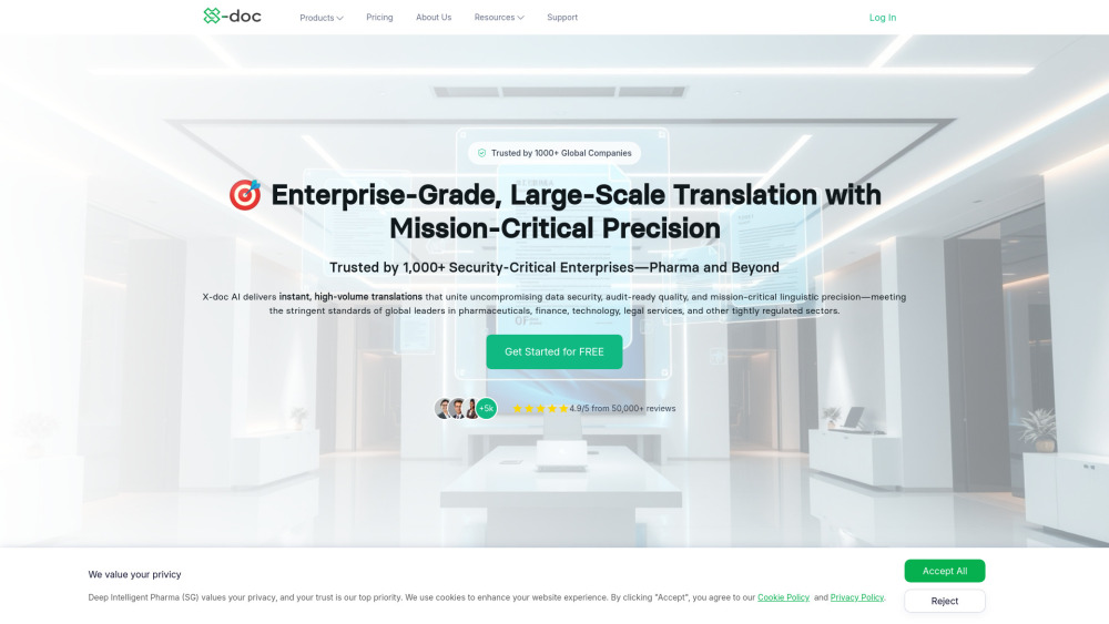 X-doc AI: 100+ Languages, Technical & Medical Translation X-doc AI: 100+ Languages, Technical & Medical Translation
