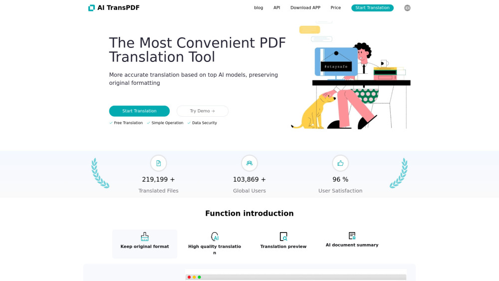 AI TransPDF: Instant Doc Translation, Format-Preserving Accuracy