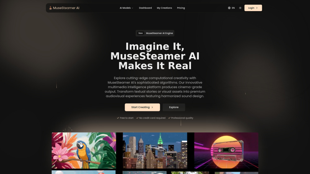 MuseSteamer AI : Cinema-Grade Audiovisual Production Engine MuseSteamer AI : Cinema-Grade Audiovisual Production Engine