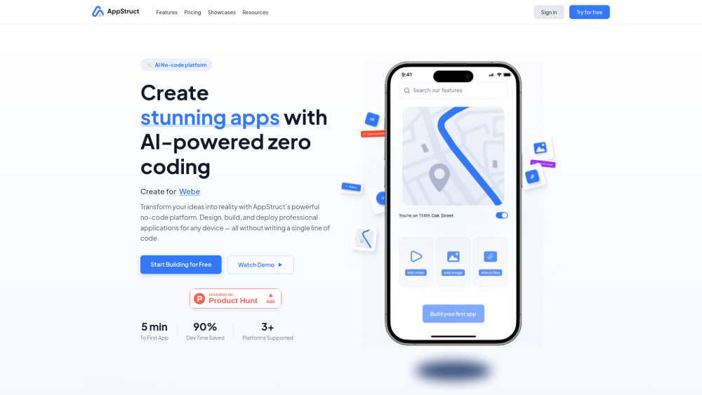 AppStruct : AI-Powered No-Code Web, Mobile & Desktop Apps AppStruct : AI-Powered No-Code Web, Mobile & Desktop Apps