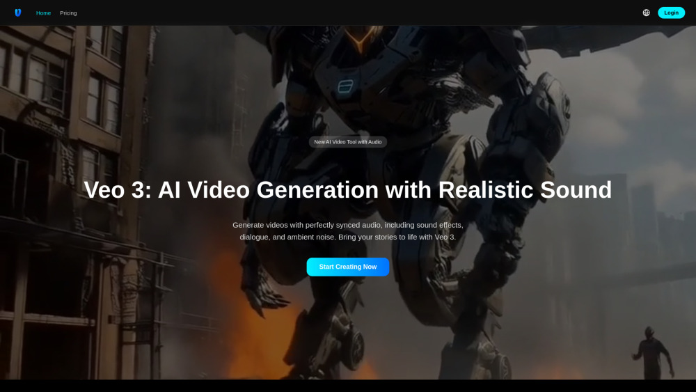 Veo 3 Video Generator: Realistic Sound, Dialogue & Ambient Noise Veo 3 Video Generator: Realistic Sound, Dialogue & Ambient Noise