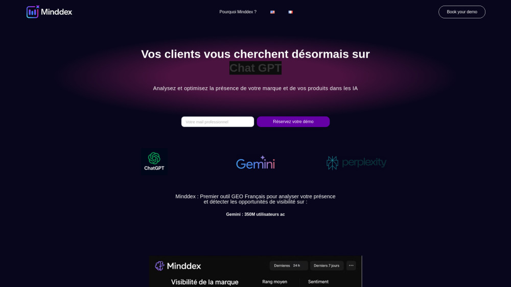 Minddex.ai: GEO Optimization & Visibility Tracking for AI Answers Minddex.ai: GEO Optimization & Visibility Tracking for AI Answers