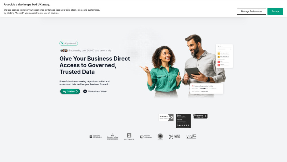 Dawiso: AI-Powered Data Governance & Documentation Platform : Unify, Catalog, Trust Data with Intelligent Automation Dawiso: AI-Powered Data Governance & Documentation Platform : Unify, Catalog, Trust Data with Intelligent Automation