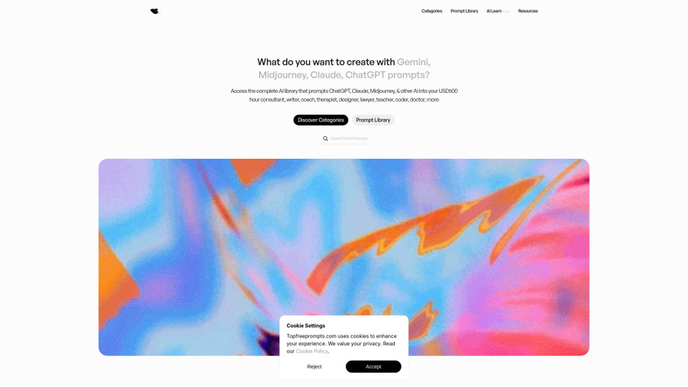 Topfreeprompts.com : Free AI Prompt Library for ChatGPT, Midjourney, Claude & Gemini Topfreeprompts.com : Free AI Prompt Library for ChatGPT, Midjourney, Claude & Gemini