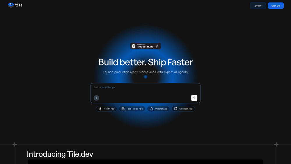 Tile: AI Mobile App Builder for iOS/Android Without Code : No-Code AI App Builder for iOS & Android Tile: AI Mobile App Builder for iOS/Android Without Code : No-Code AI App Builder for iOS & Android