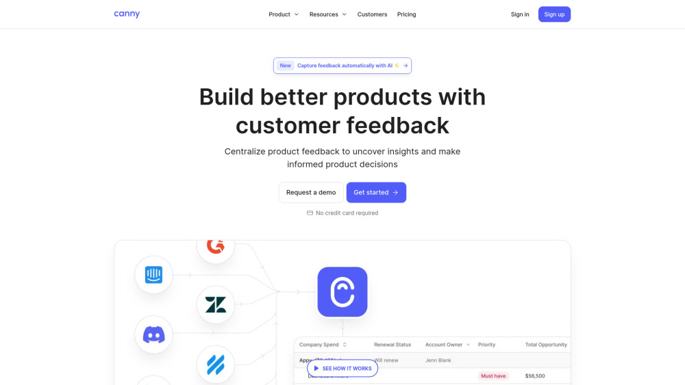 Canny: Collect, Analyze & Prioritize Feature Requests