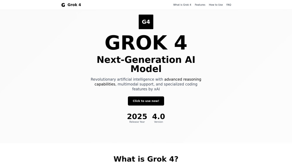 Grok 4 by xAI : Advanced Reasoning, Multimodal, Coding