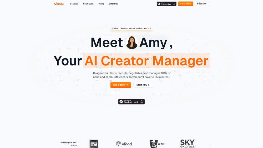 Uplodio: AI Influencer Manager for Scaling Creator & Affiliate Programs : Automates, Optimizes, Scales Programs