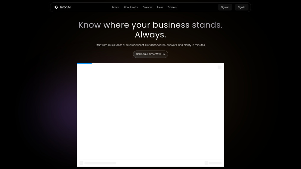 HeronAI: Actionable Insights & Automated Reports in Seconds