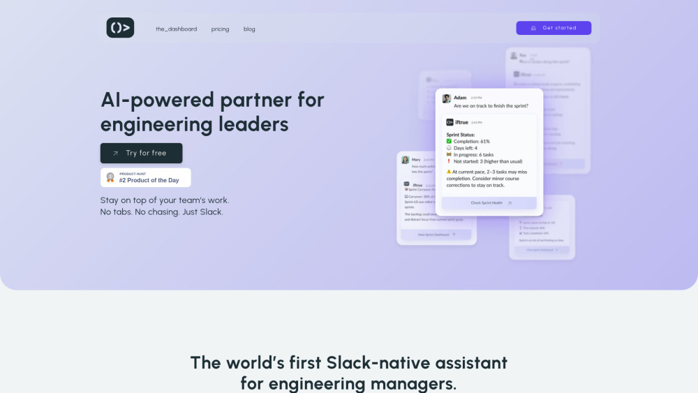 iftrue : AI Copilot for Engineering Management in Slack