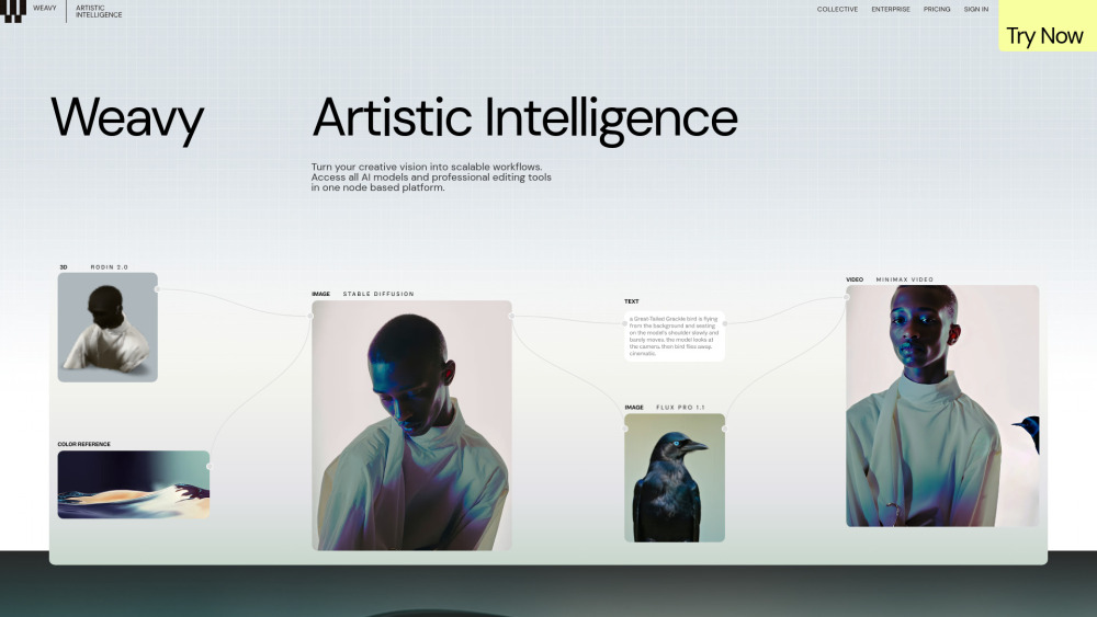 Weavy : Node-Based AI Design Platform for Creative Professionals Weavy : Node-Based AI Design Platform for Creative Professionals