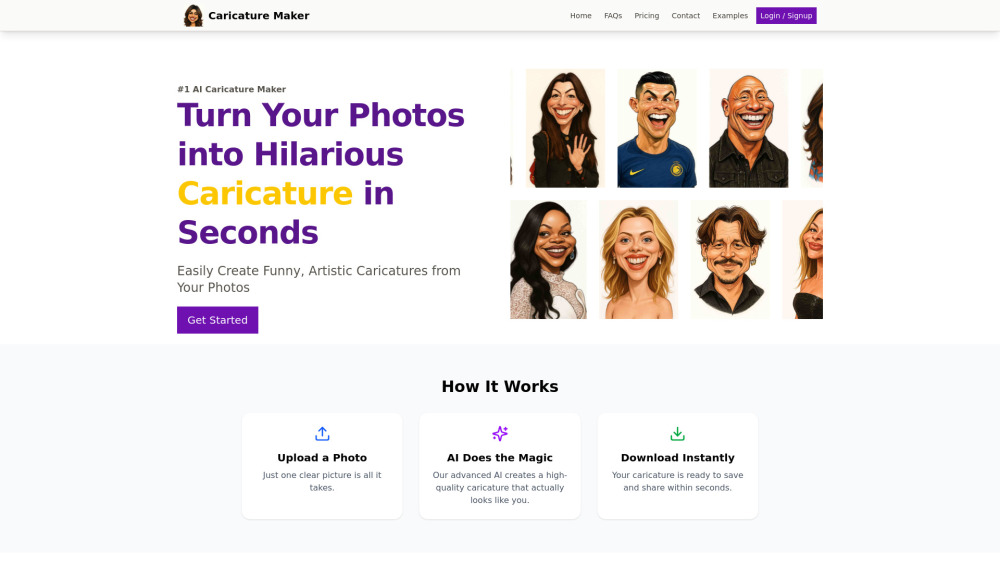 Caricature Maker : Funny, Fast, AI-Powered Personalized Caricatures