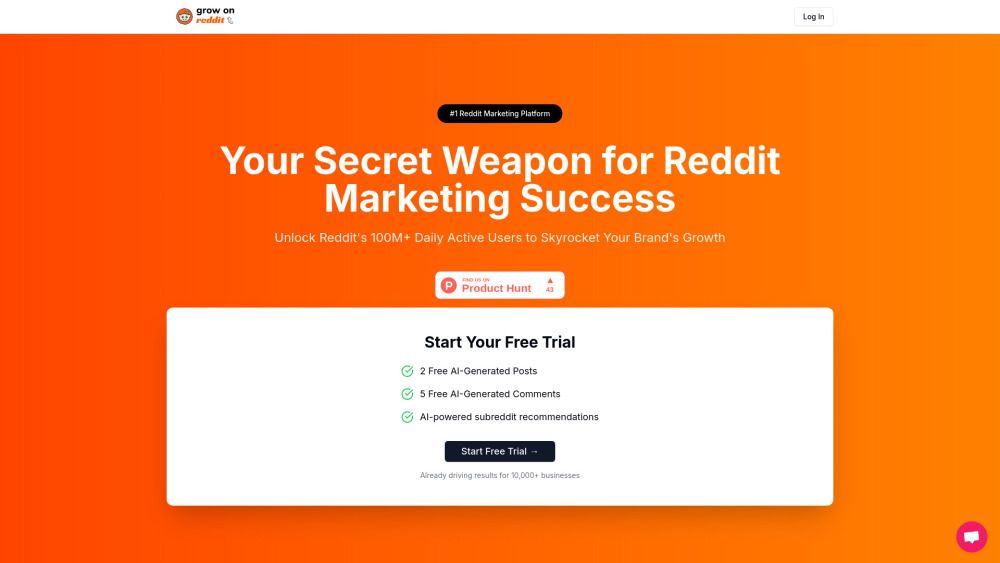 GrowOnReddit: AI-Powered Reddit Marketing for Brand Growth GrowOnReddit: AI-Powered Reddit Marketing for Brand Growth