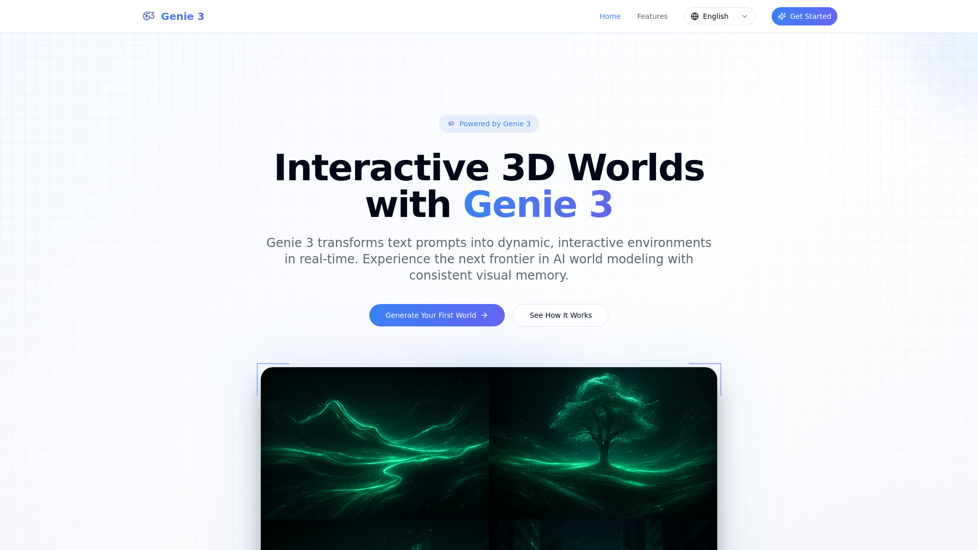Genie 3 website preview