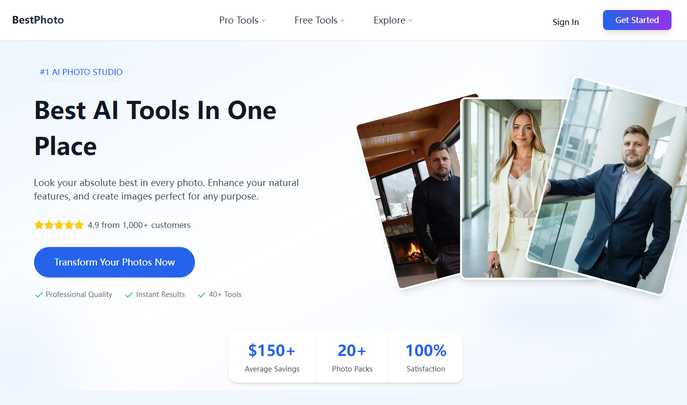 BestPhotoAI: AI Photo Enhancement, Headshots, Social Media Tools BestPhotoAI: AI Photo Enhancement, Headshots, Social Media Tools