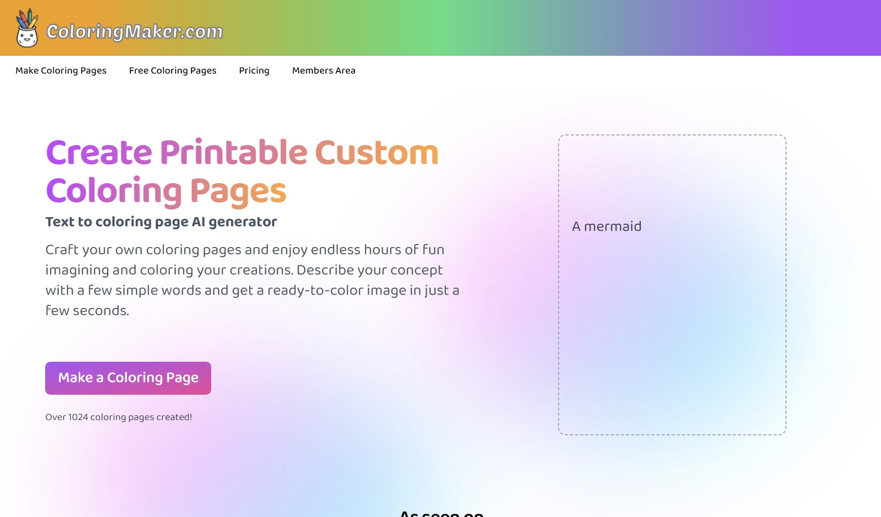 Coloring Maker: AI Custom Coloring Page Generator