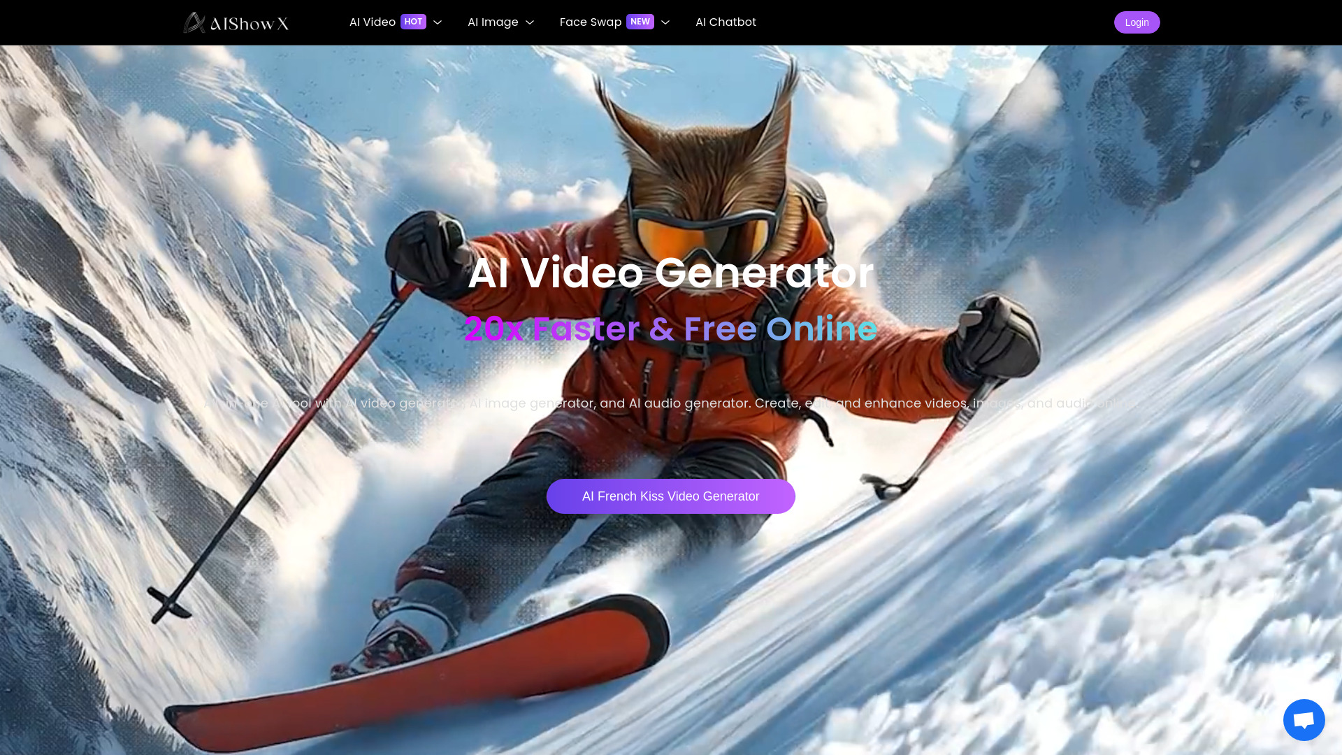 AIShowX - Free AI Video & Image Generator : Text-to-Video, Face Swap, Audio & Quality Enhancement