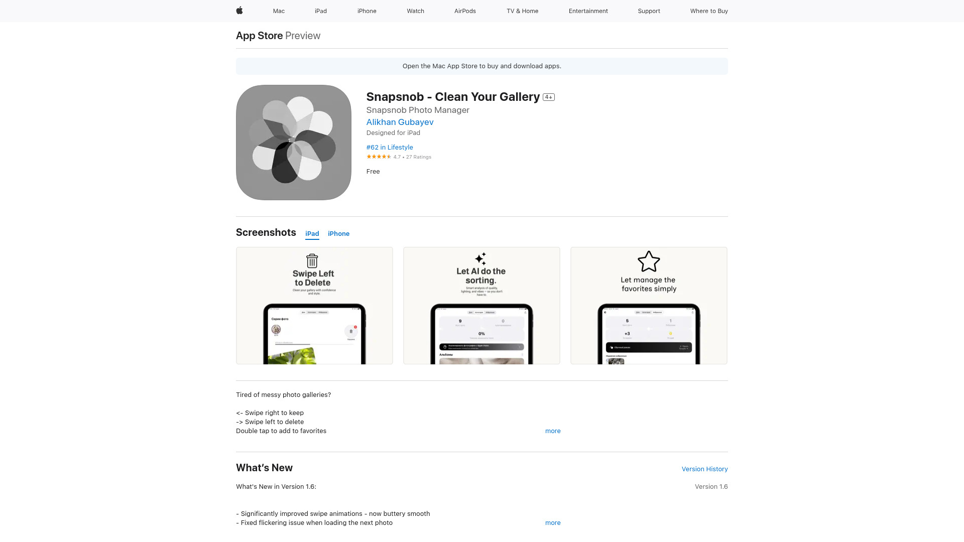 Snapsnob: AI Photo Cleanup, Dedupe, Blur Clutter, Offline