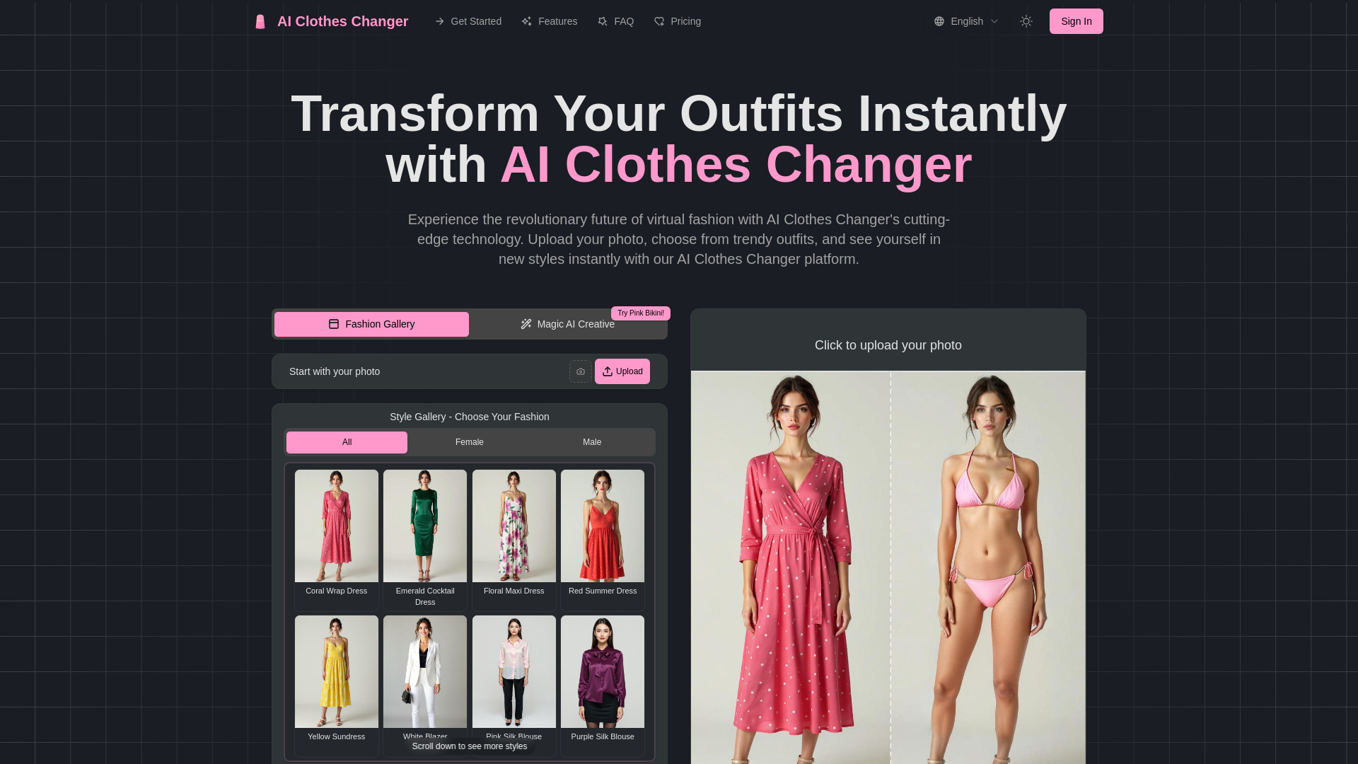 AI Clothes Changer : Free Virtual Try-On for All Outfits