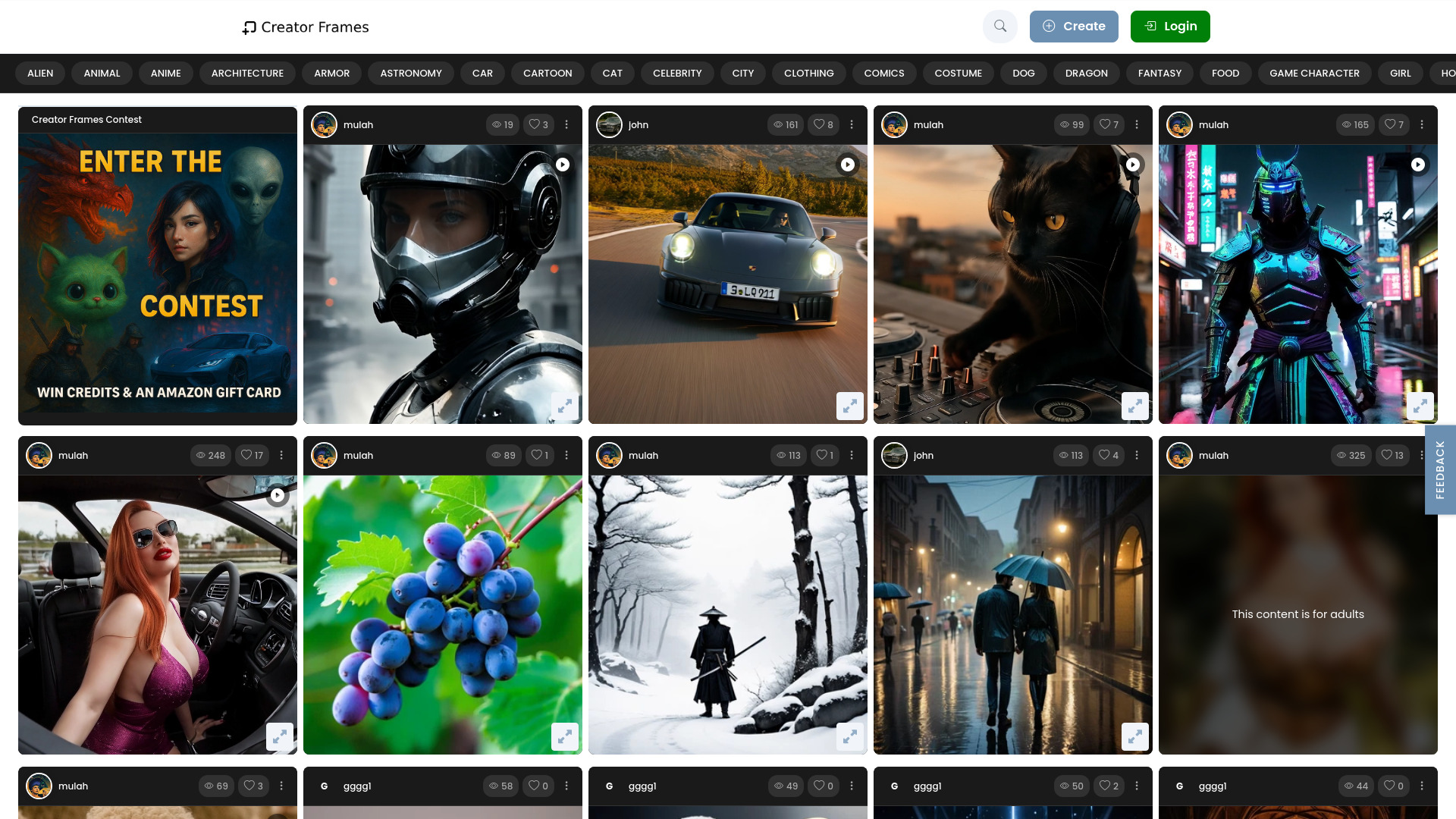 CreatorFrames.com : AI Video & Image Generator, Text-to-Art