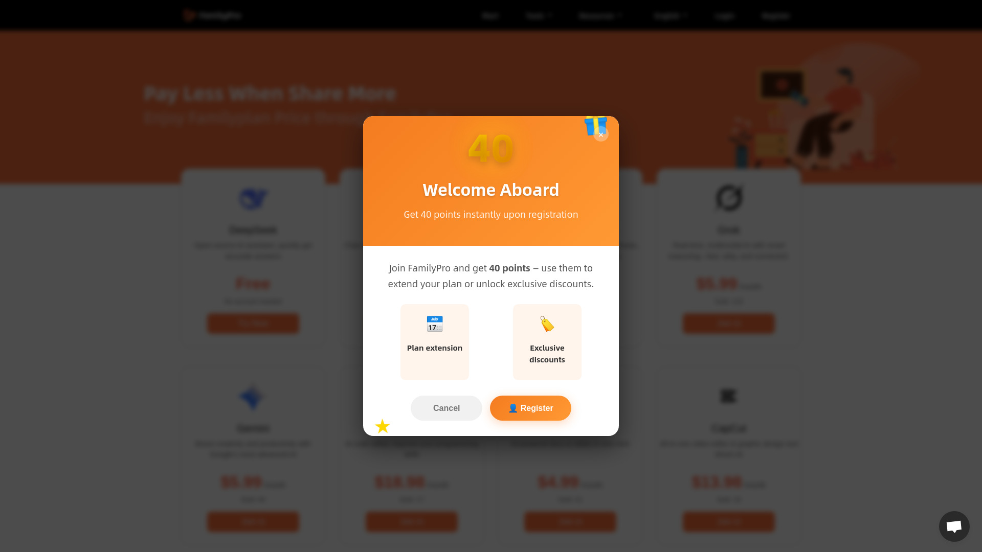 FamilyPro : Save 70–80% on Premium Subs • Lifetime Guarantee