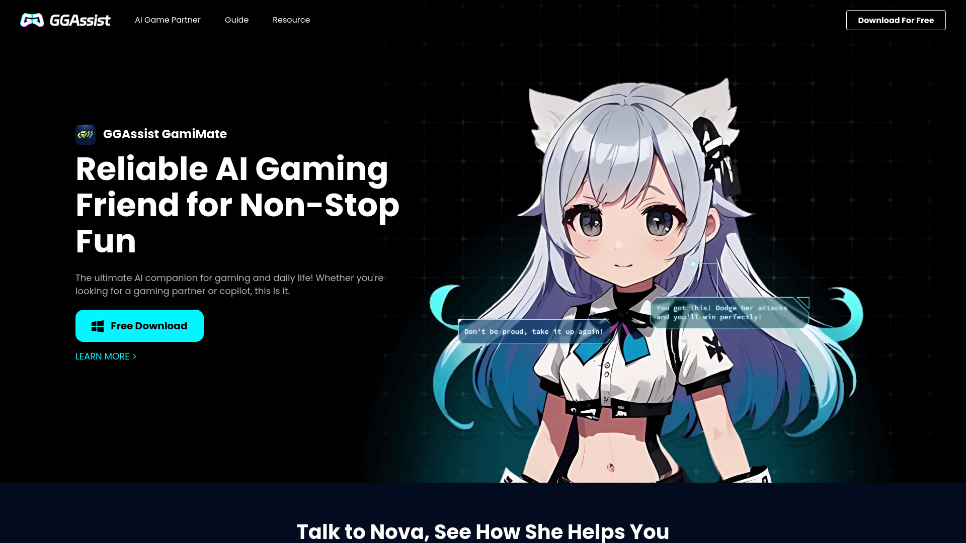 GGAssist - AI Gaming Companion & Voice Changer Tool : Strategy Tips, Emotional Support, GamiMate Guidance