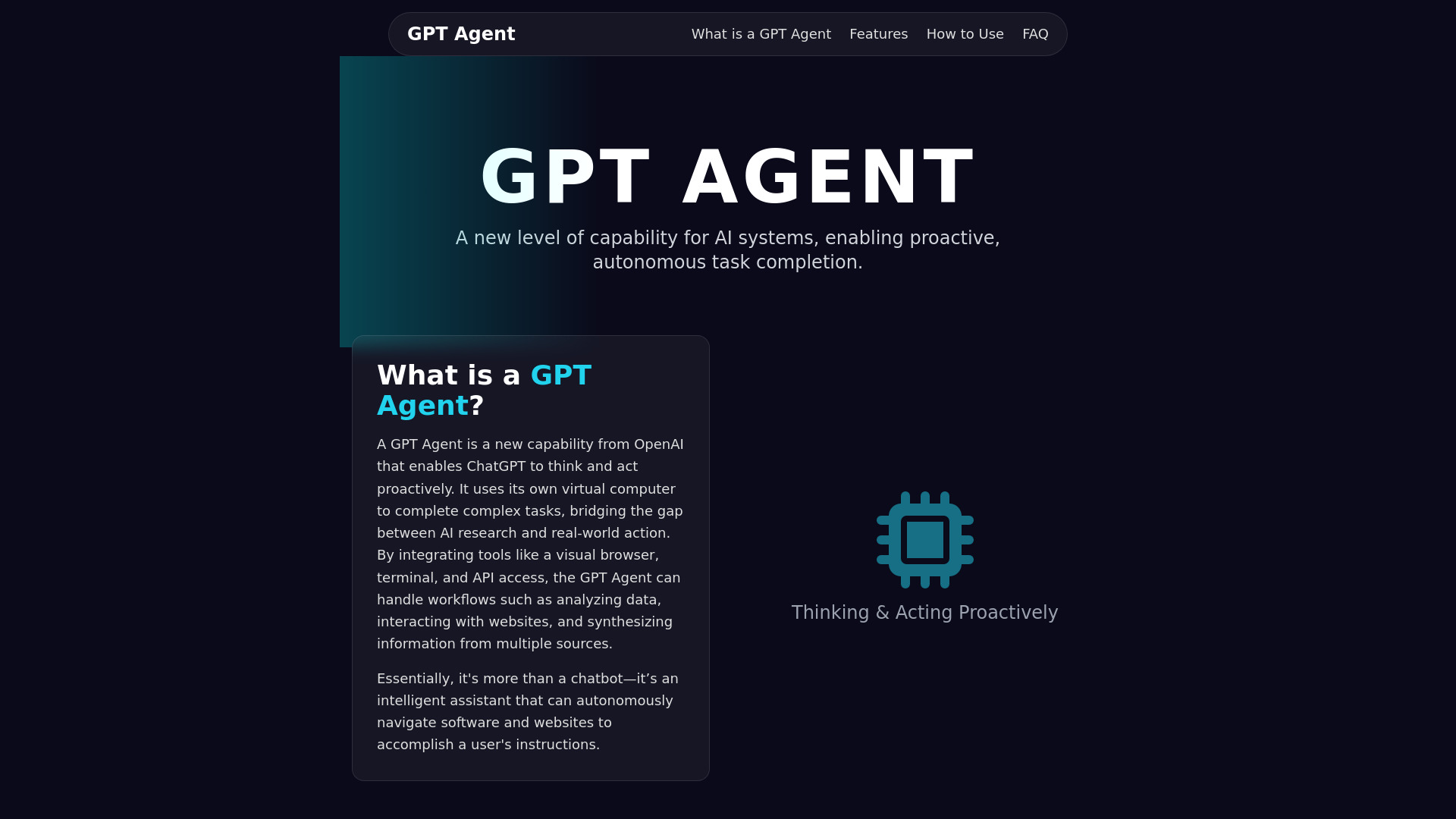 GPT Agent : Auto Workflows, Data Analysis & Web Browsing