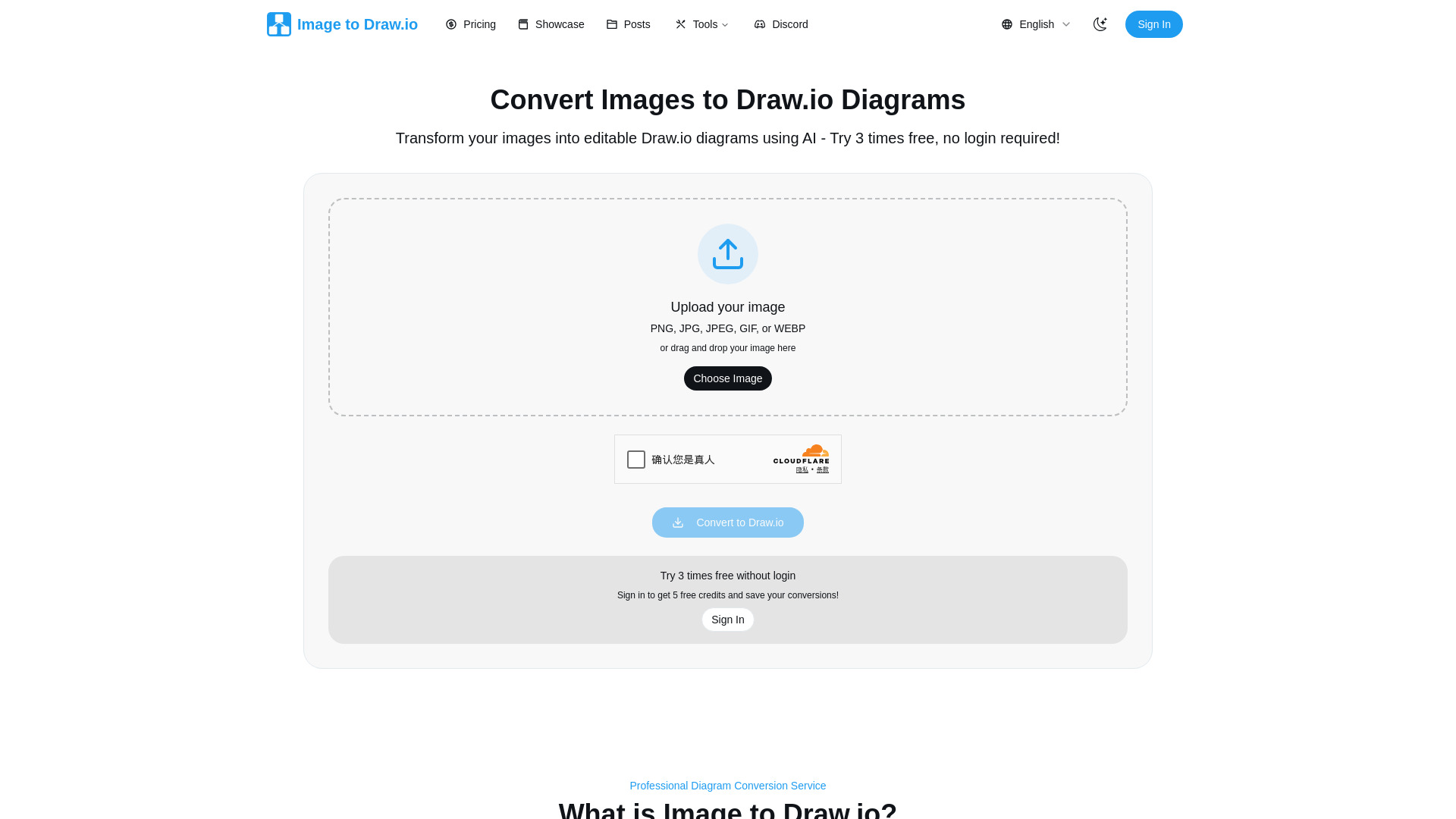 Image to Drawio: AI-Powered Diagram Converter, Free & Fast