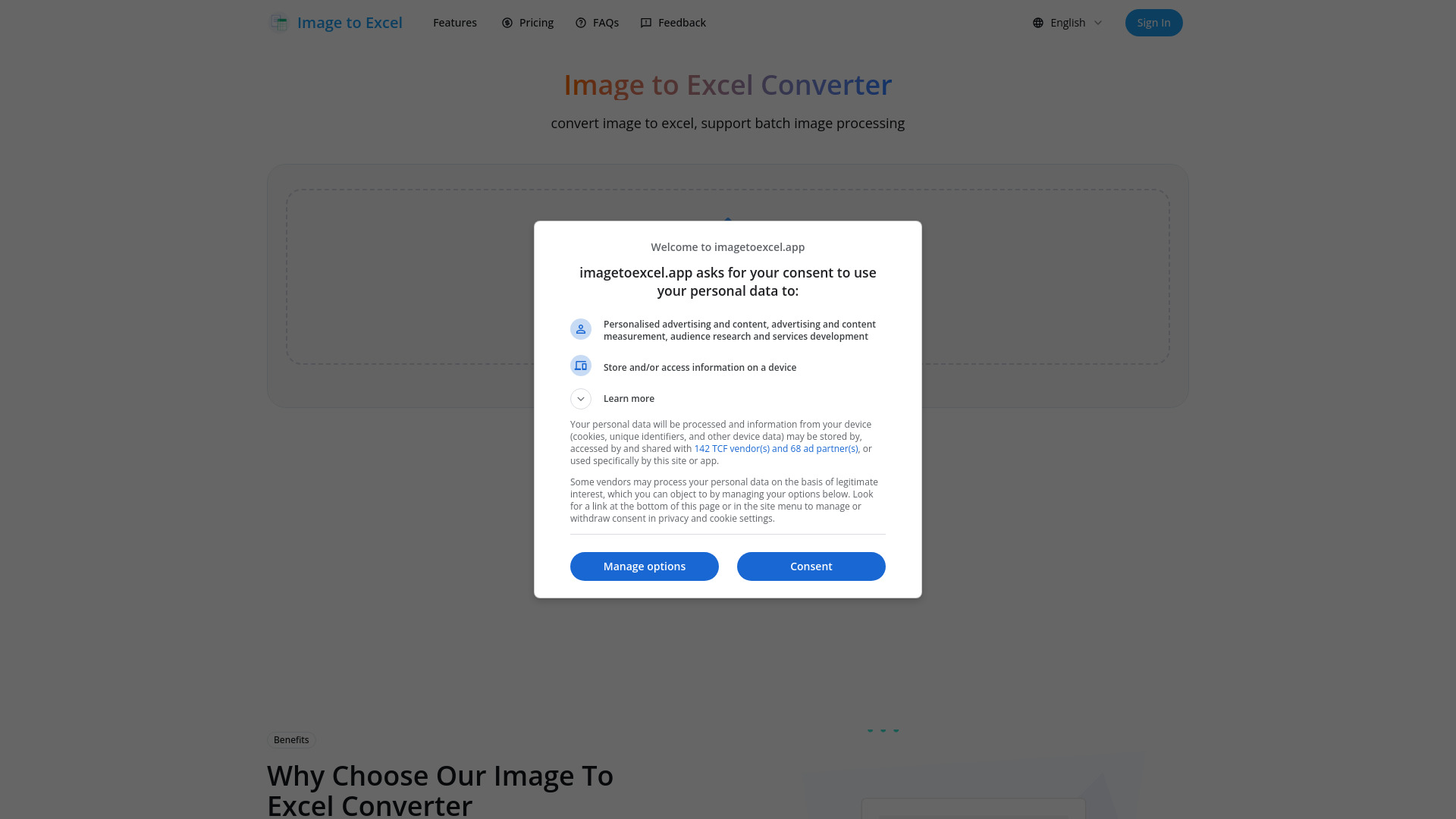 Image to Excel : AI Table Extractor, 99% Accurate, Batch PDF/JPG/PNG