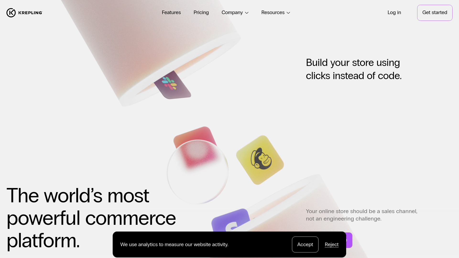 Krepling : No-Code Store Builder, Multi-Store & Automation