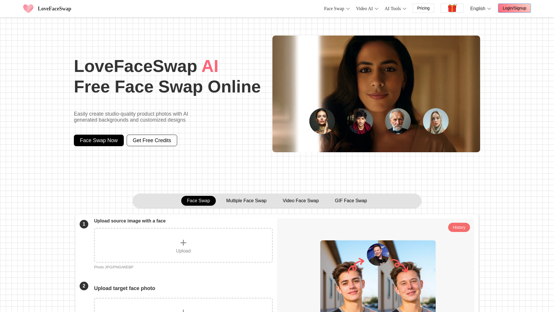LoveFaceSwap : Free AI Face Swap for Photos, Videos & GIFs