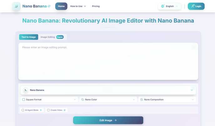 Nano Banana : AI Image Editor with Natural Language & Physics Preservation