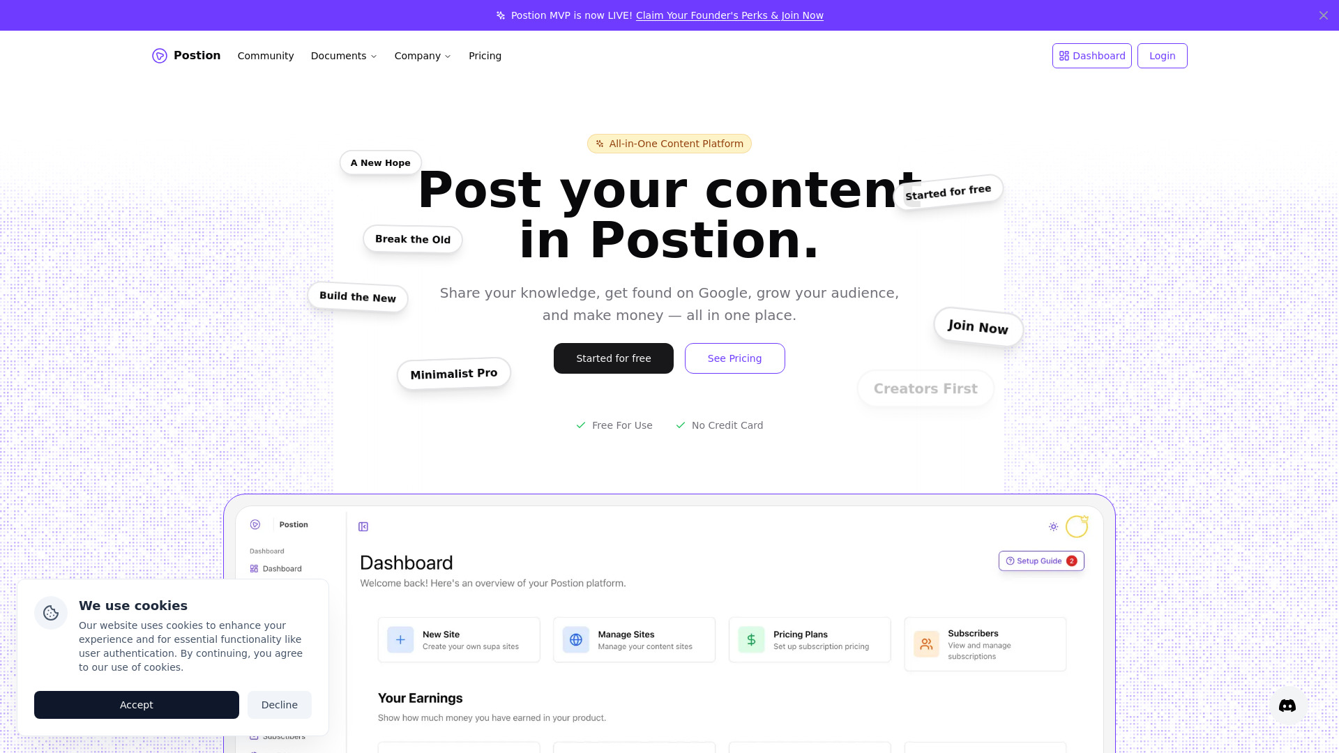 Postion : AI Content Creation, SEO Publishing & Monetization